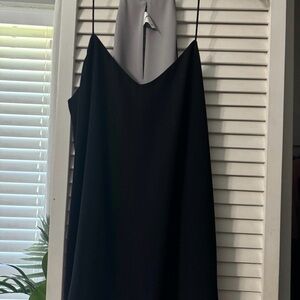 NWT Express Black/Grey Reversible Dress Tank Medium